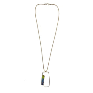 Blue Ombre Multi-Stone Necklace-Necklaces-Ashka Dymel-Pistachios