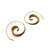 Gold Vermeil Spiral Hoops-Earrings-Jorg Wilitzki-Pistachios