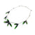 Green Ombre Leaf Necklace-Necklaces-Marcin Tyminski-Pistachios