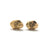 Medium Textured Gold Studs-Earrings-Erich Durrer-Pistachios