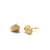 Medium Textured Gold Studs-Earrings-Erich Durrer-Pistachios