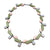 Pink and Green Geometric Necklace-Necklaces-Karen Vanmol-Pistachios