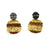 Raw Diamond Gold Dangle Earrings-Earrings-Amit Mangal-Pistachios