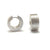 Wide Squared Textured Silver Huggies-Earrings-Erich Durrer-Pistachios