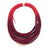 Hand Dyed Coil Necklace - Scarlet/Red-Necklaces-Gilly Langton-Pistachios