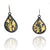Large Gold Teardrop Earrings-Earrings-Luana Coonen-Pistachios