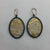 Oval Gold Leaf Memento Earring - Large-Earrings-Luana Coonen-Pistachios