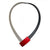 Reversible Red & Black Multi-Layer V Necklace-Necklaces-Ursula Muller-Pistachios