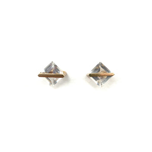 18k Gold & Quartz Earrings-Rings-Jo Nakamura-Pistachios