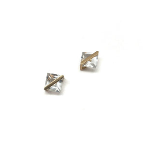 18k Gold & Quartz Earrings-Rings-Jo Nakamura-Pistachios