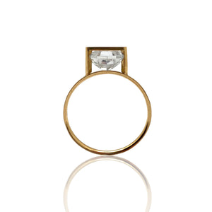 18k Gold & Quartz Ring-Rings-Jo Nakamura-Pistachios