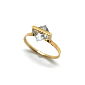 18k Gold & Quartz Ring-Rings-Jo Nakamura-Pistachios