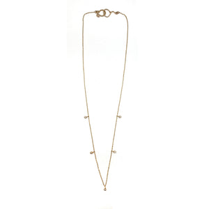 18k Gold and Diamond Necklace-Necklaces-Shaesby Scott-Pistachios