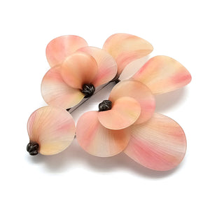 Pink Floral Brooch