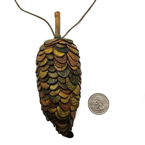 Green Exotic Fruit II Necklace - Pistachios