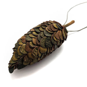 Green Exotic Fruit II Necklace - Pistachios