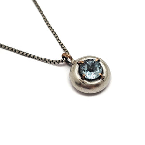 Tourmaline Domed Gemstone Pendant-Necklaces-Joanna Gollberg-Pistachios