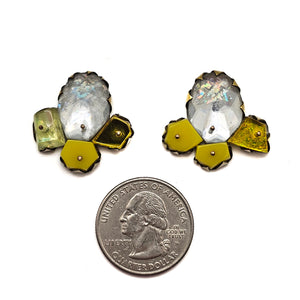 Canary Studs-Earrings-Nikki Couppee-Pistachios