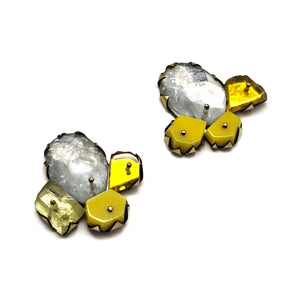 Canary Studs-Earrings-Nikki Couppee-Pistachios