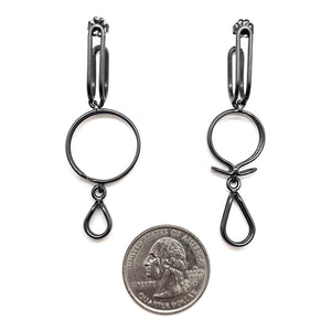 Mismatch Link Hoops-Earrings-Emily Rogstad-Pistachios