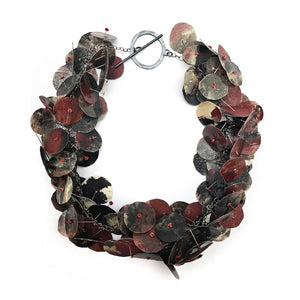 Circular Paper Necklace-Necklaces-Myung Urso-Pistachios
