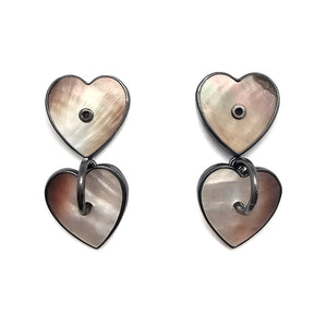 Linked Heart Earrings-Earrings-Emily Rogstad-Pistachios