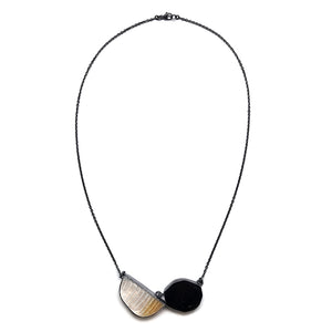 Black and White Duo Necklace-Necklaces-Emily Rogstad-Pistachios