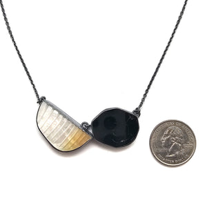 Black and White Duo Necklace-Necklaces-Emily Rogstad-Pistachios