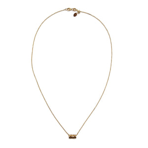 Extra Mini Gold Tube Necklace