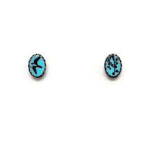 Dainty Turquoise Studs