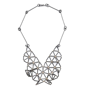 Triangle Cluster Necklace-Necklaces-Emilie Pritchard-Pistachios