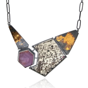 Rosecut Ruby Statement Necklace - Pistachios