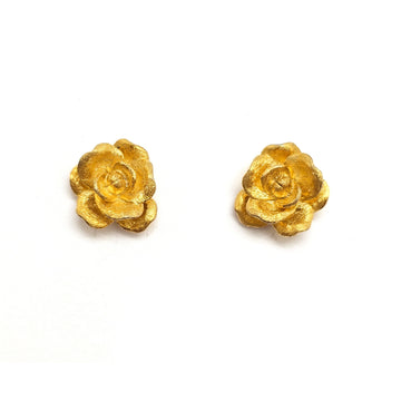 3D Flower Stud Earrings
