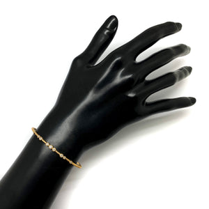 9 Bezel Diamond Cuff-Bracelets-Yasuko Azuma-Pistachios