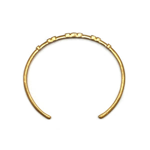 9 Bezel Diamond Cuff-Bracelets-Yasuko Azuma-Pistachios