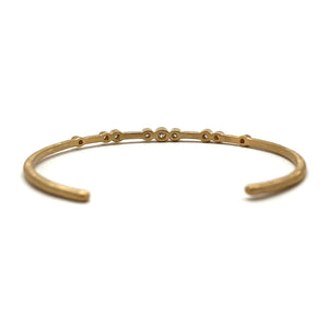 9 Bezel Diamond Cuff-Bracelets-Yasuko Azuma-Pistachios