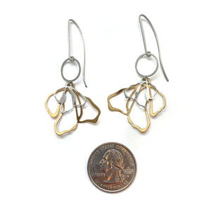 Abstract Flower Petal Drops-Earrings-Anna Krol-Pistachios