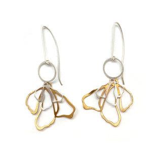 Abstract Flower Petal Drops-Earrings-Anna Krol-Pistachios