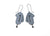 Adam Atkinson - "Oval Dangles with Black Spinel"-Earrings-Earrings Galore-Pistachios