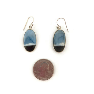 Agate Hook Earrings-Earrings-Susanne Kern-Pistachios