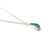Amazonite Captured Teardrop Necklace-Necklaces-Hilary Finck-Pistachios