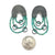 Amazonite Chain Arches-Earrings-Heather Guidero-Pistachios