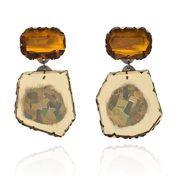 Amber Acrylic Earrings