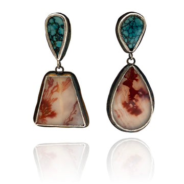 American Turquoise Earrings