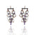 Amethyst and Garnet Dangle Earrings-Earrings-Karen Gilbert-Pistachios
