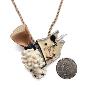 Amour & Tie Rap Necklace-Necklaces-Mélanie Denis-Pistachios