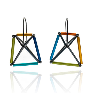 Angular Anodized Earrings