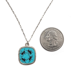 Ant and Rabbit Pendant-Necklaces-Kelly Jean Conroy-Pistachios