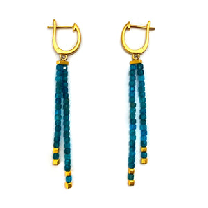Apatite Drop Earrings-Earrings-Bernd Wolf-Pistachios