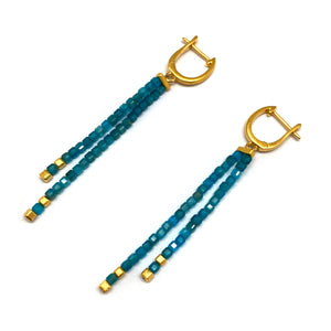 Apatite Drop Earrings-Earrings-Bernd Wolf-Pistachios